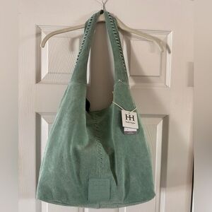 Haute Hippie Suede Festival Hobo Bag NWT